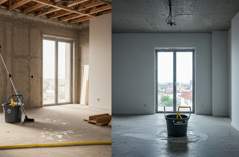 Post-Construction Cleaning - Expert cleanup after renovations